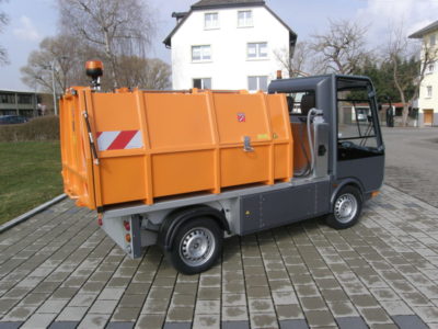 BERTSCHE Leichtmüllverdichter LME2,0 Wechselaufbau auf Esagono E-Fahrzeug