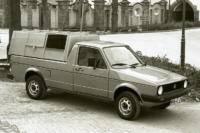1983 Bertsche 1.Leichtmüllverdichter auf Volkswagen Caddy