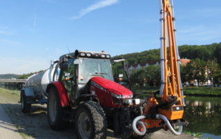 Bertsche Gießarm 2012XL - Schlepperanbau;