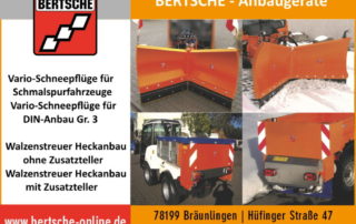 Anbaugeräte Winterdienst Kommunal