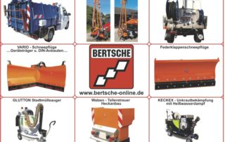 Bertsche Kommunalgeräte; Anbaugeräte;