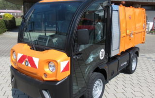 Elektrotransporter mit Leichtmüllverdichter